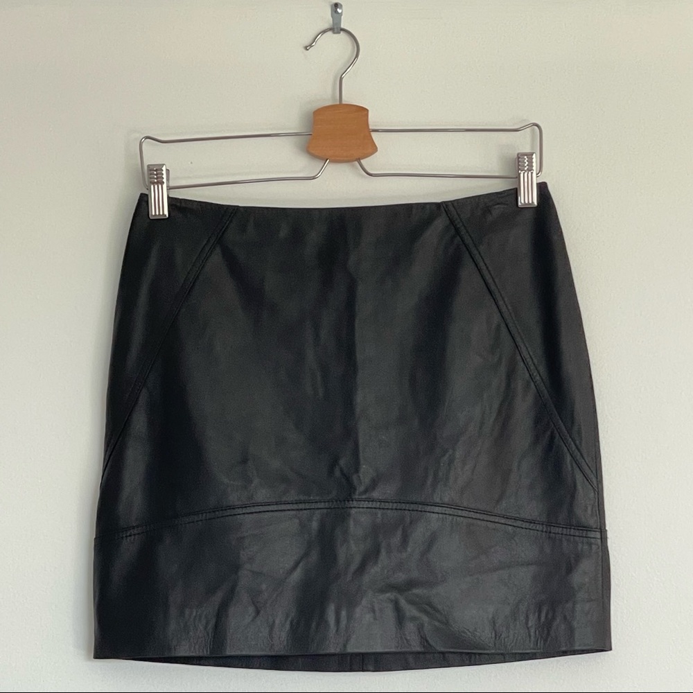 NWOT. ASOS Leather Mini Skirt